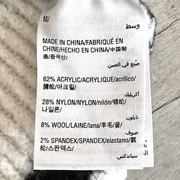 🌺 Style & Co Longline Stripe Colorblock Open Soft Wool Blend Cardigan Size M - Picture 9 of 11